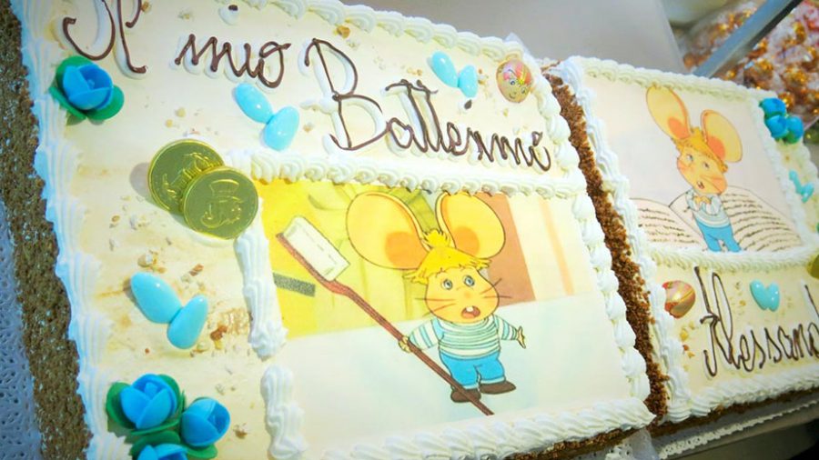Torte per battesimo con panna - bambino 2